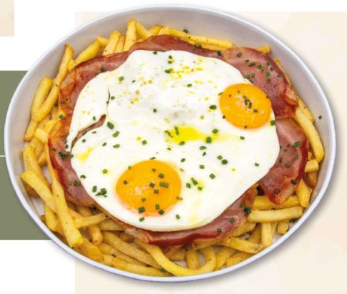 Ovos Rotos com Paio do Cachaço Los Chanetes Ibérico