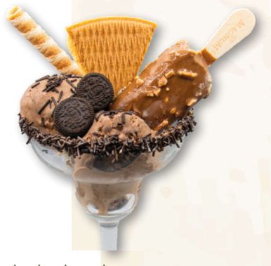 Gelado de chocolate