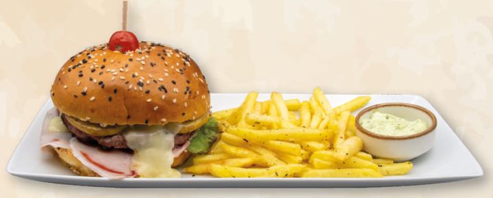 Hambúrguer de Porco Preto